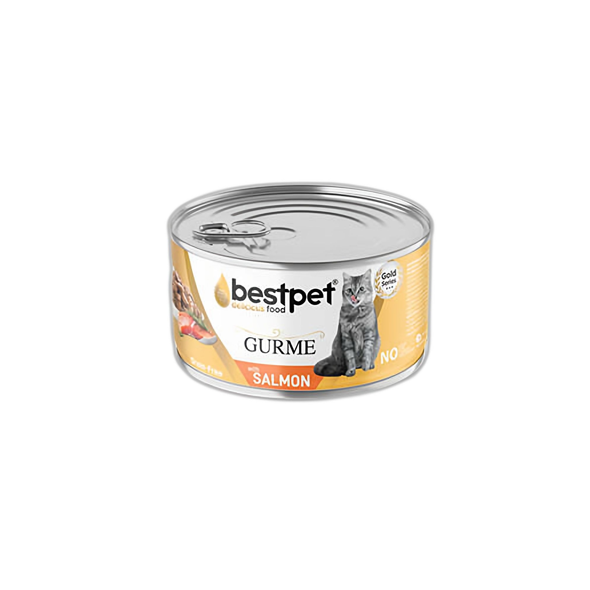 Bestpet Gurme Salmon in Jelly Somonlu Yetişkin Kedi Konservesi 85G
