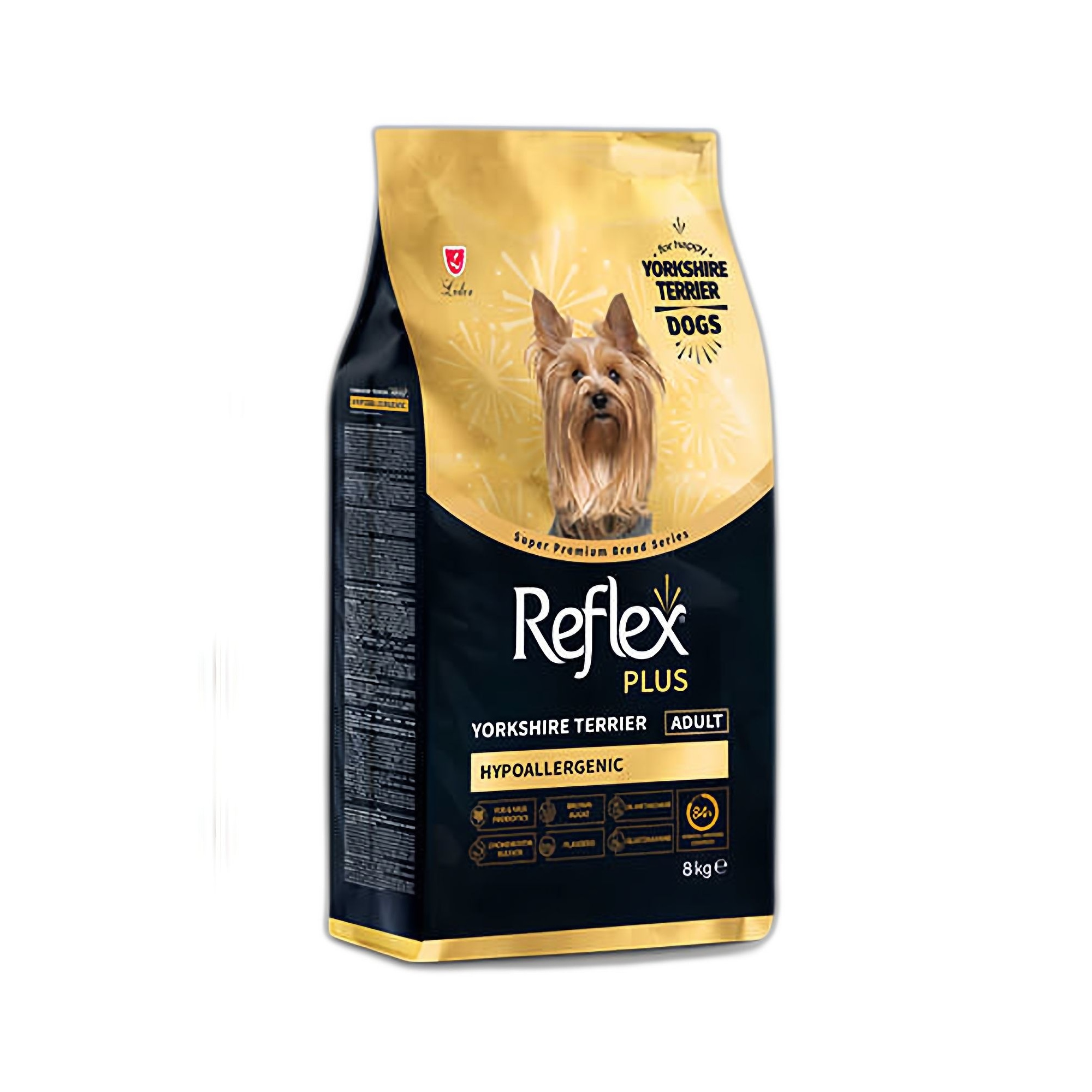 Reflex Plus Yorkshire Terrier Yetişkin Köpek Maması 8 KG