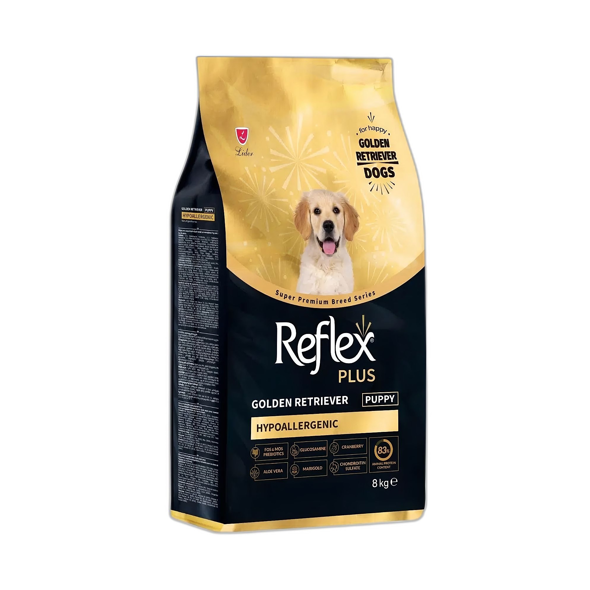 Reflex Plus Hipoalerjenik Golden Retriever Yavru Köpek Maması 8 KG