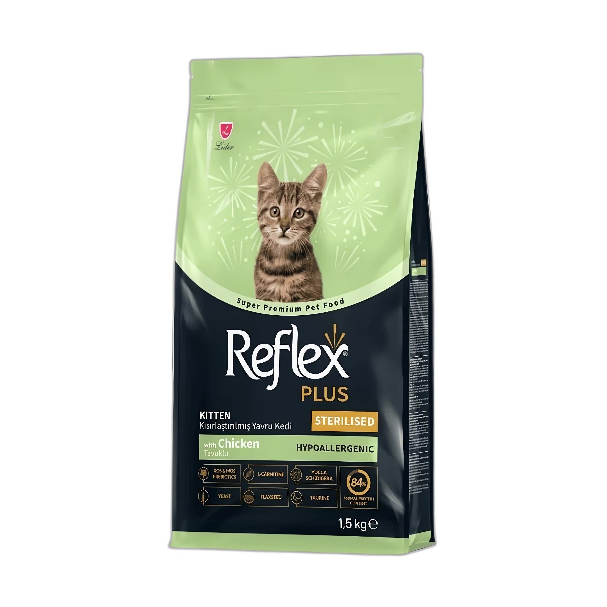 Reflex Plus Tavuklu Kısırlaştırılmış Yavru Kedi Maması 1.5 KG