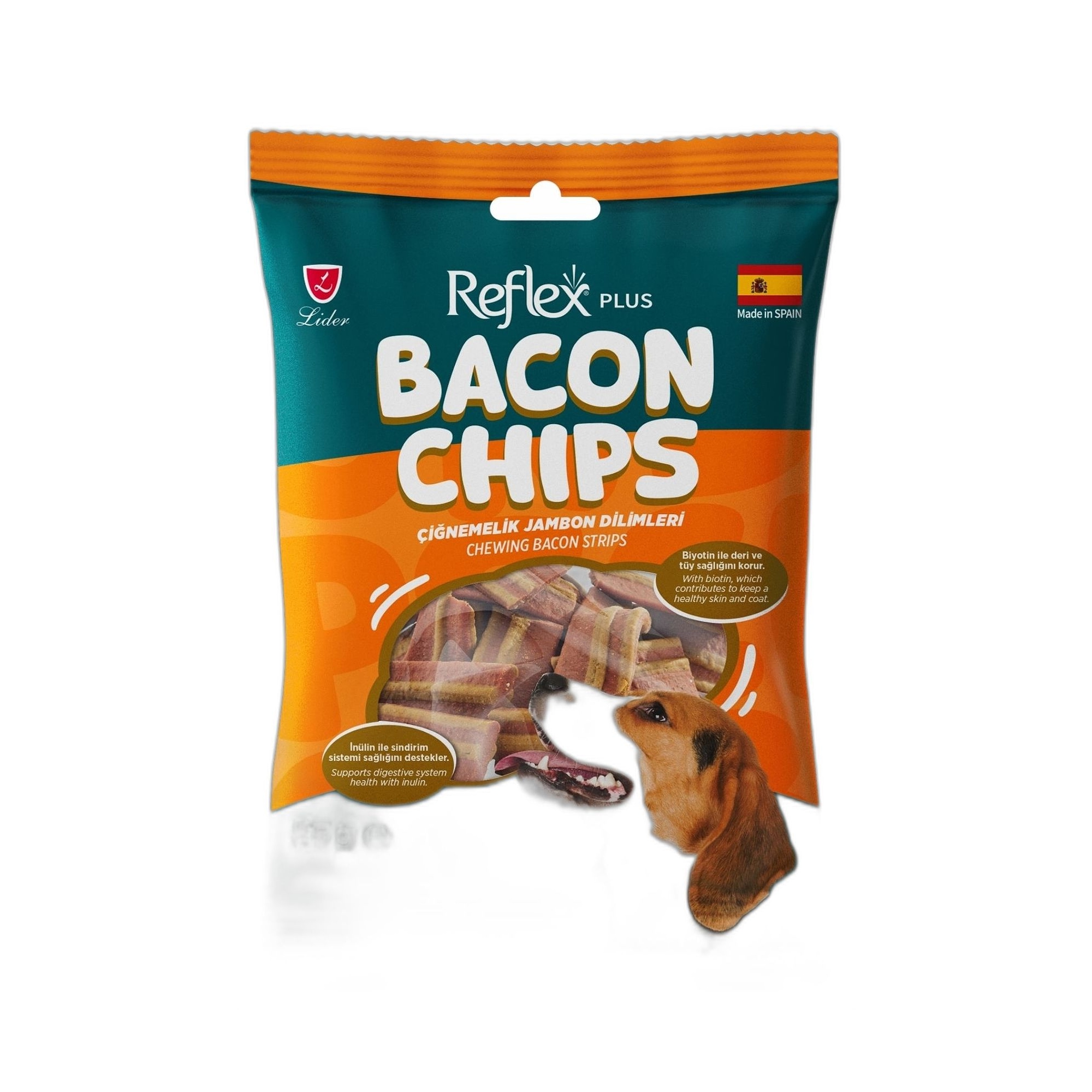 Reflex Plus Bacon Chips Jambonlu Dilim Köpek Ödül Maması 85 G