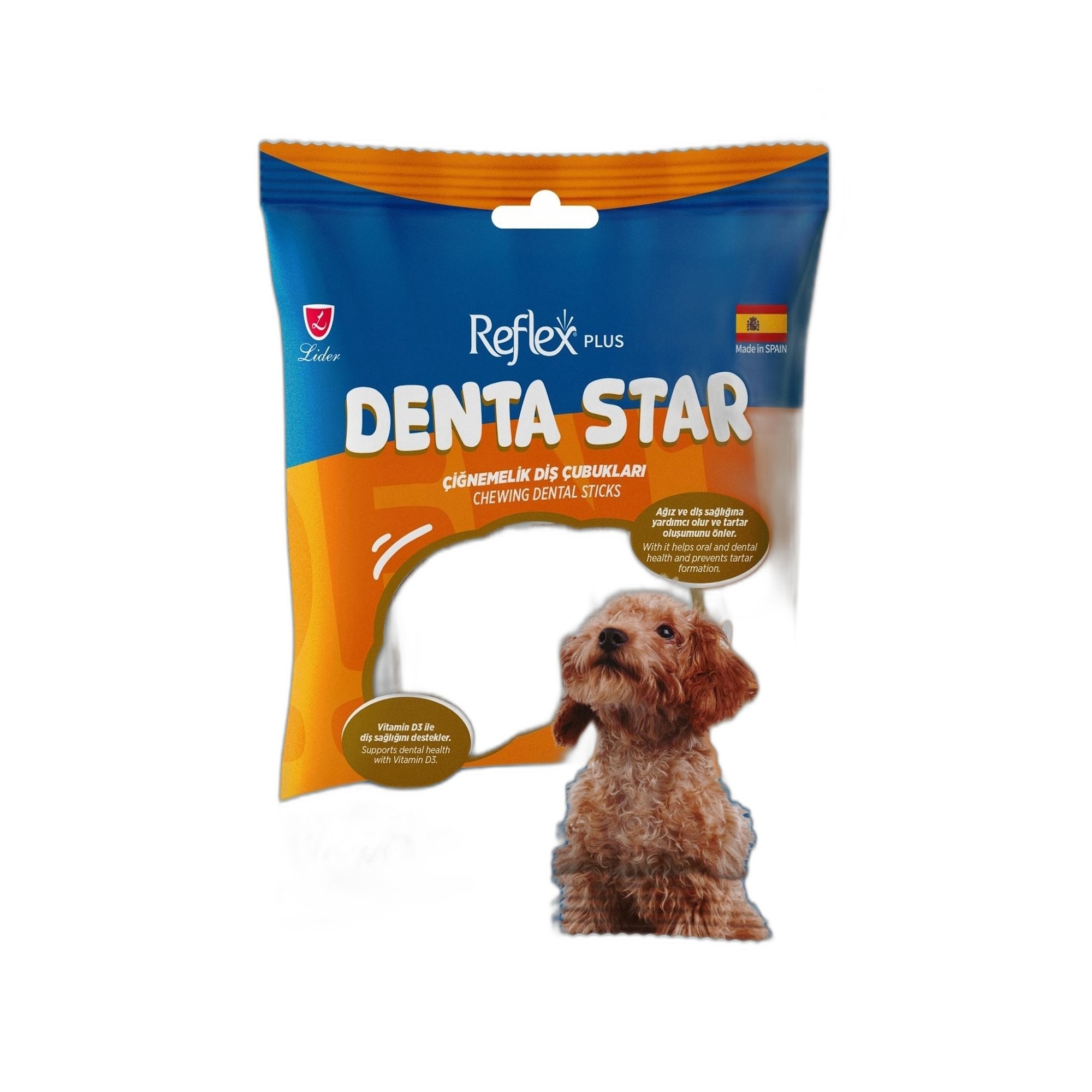 Reflex Plus Dentastar Chewing Mini Küçük Irk Yetişkin Köpek Çiğnemelik Diş Çubukları 110 G
