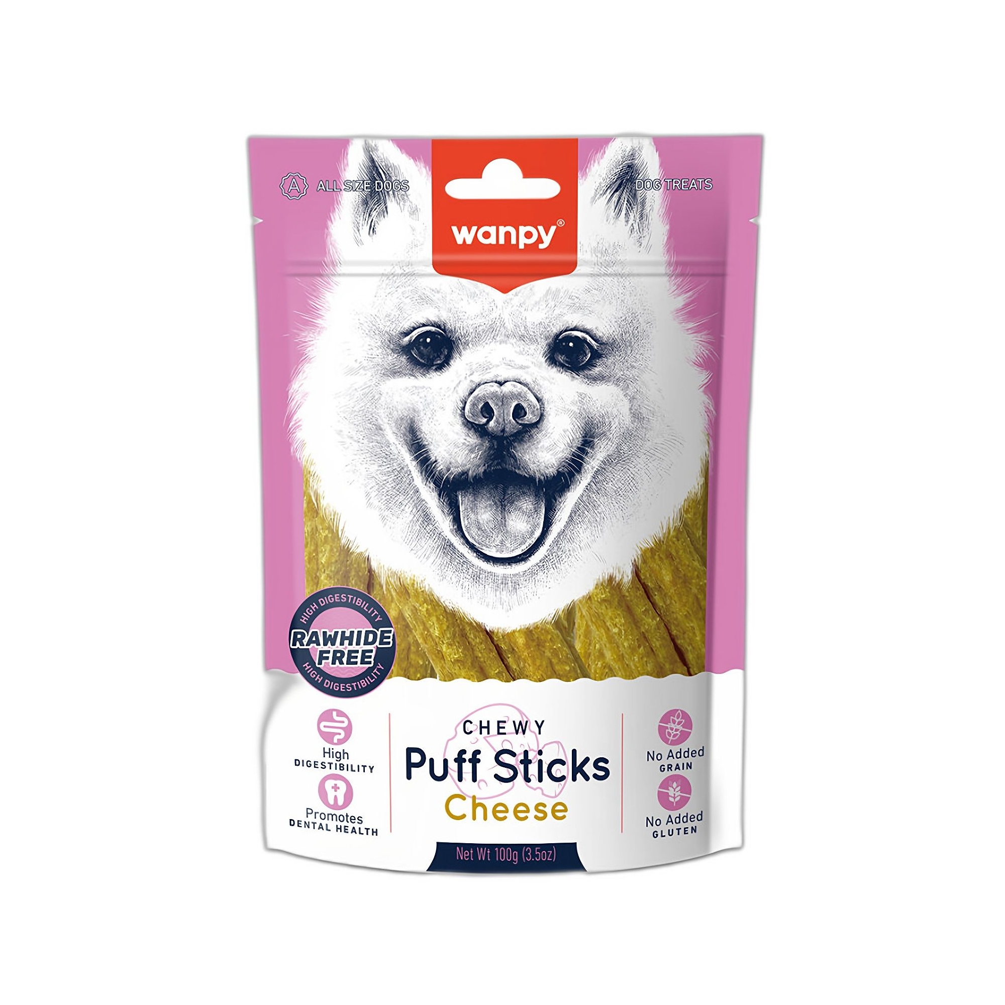 Wanpy Tahılsız Peynirli Köpek Çiğneme Ödülü 100G