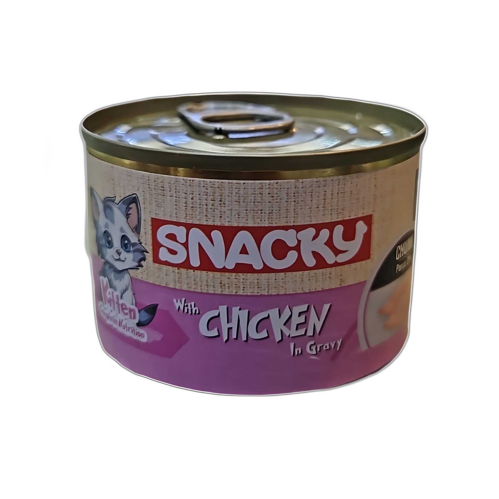 Snacky Tahılsız Gurme Tavuklu Yavru Kedi Konservesi 100 G