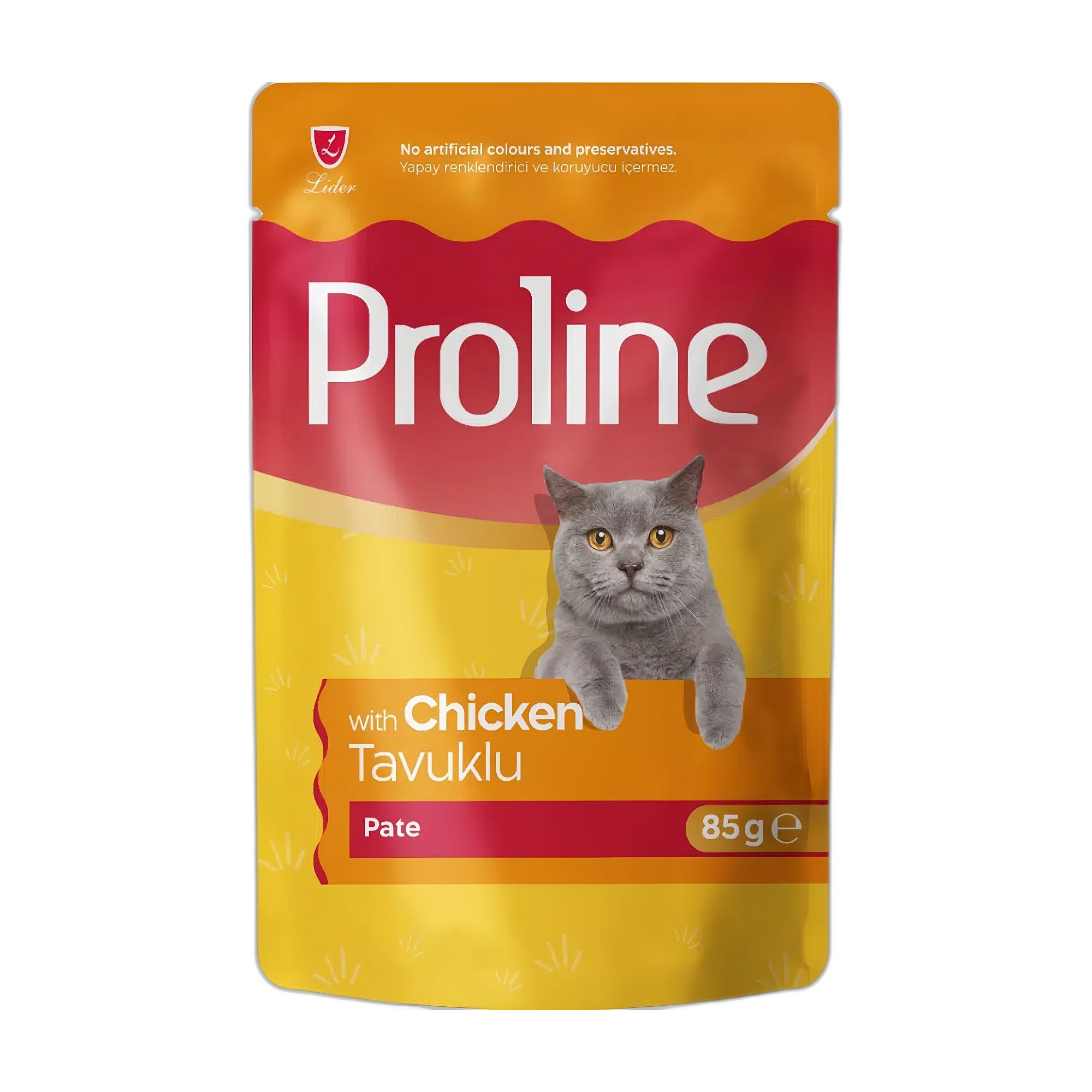 Proline Proline Pouch Pate Tavuklu Yetişkin Kedi Maması 85 G