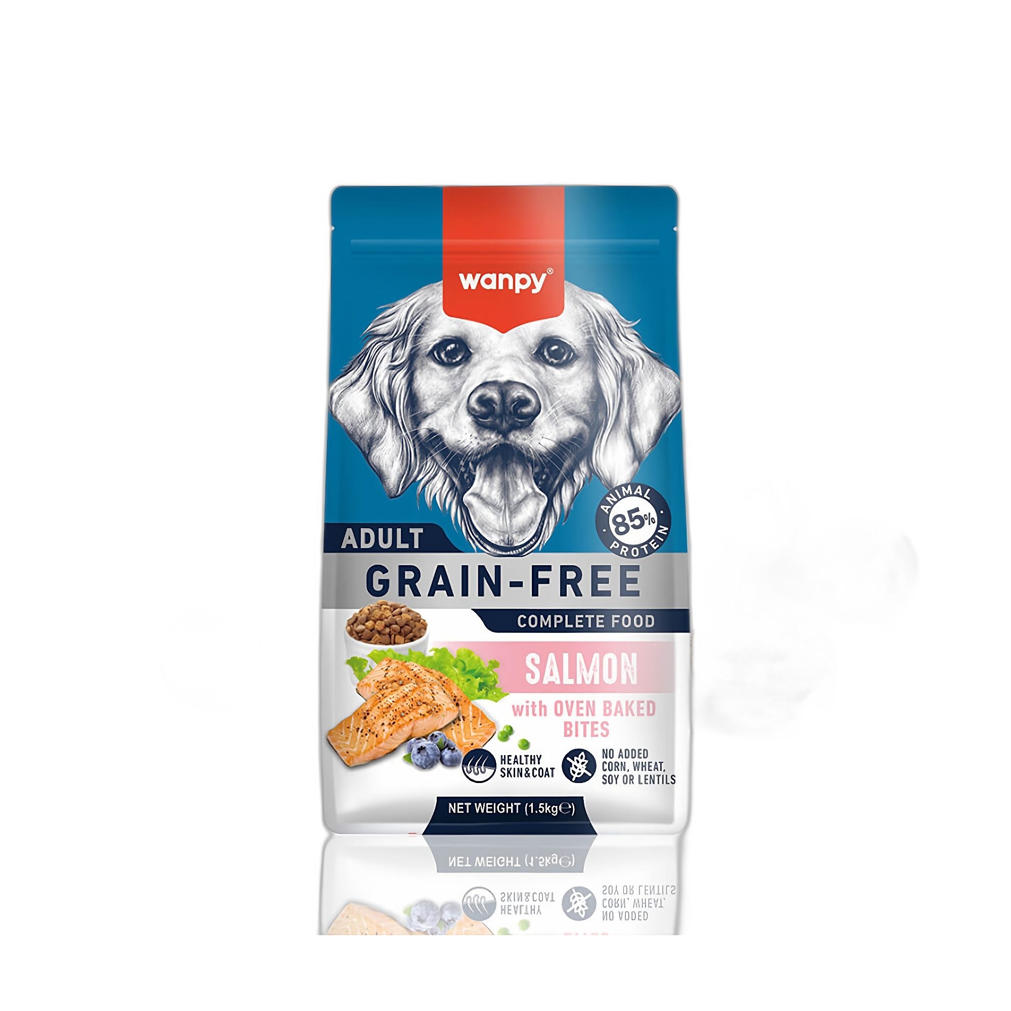 Wanpy Tahılsız Somonlu Yetişkin Köpek Maması 1.5 KG