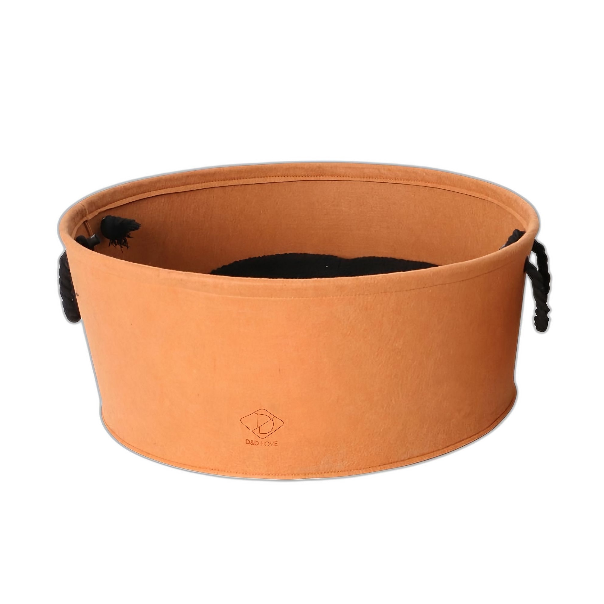 Coockoo Coockoo Tutamaklı XL Turuncu Keçe Kedi ve Köpek Yatağı  50x50x22 CM