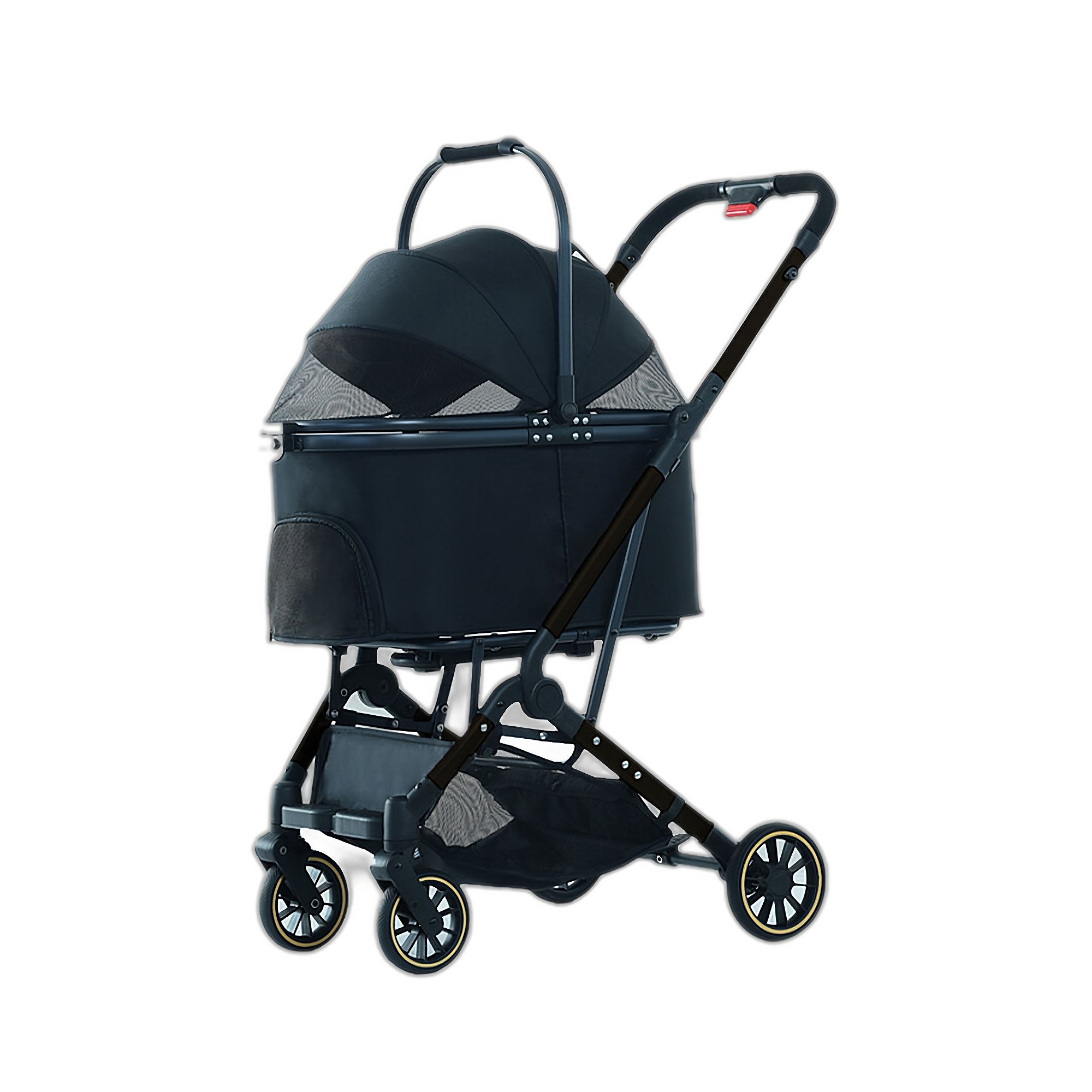 Flip Siyah Evcil Hayvan Arabası