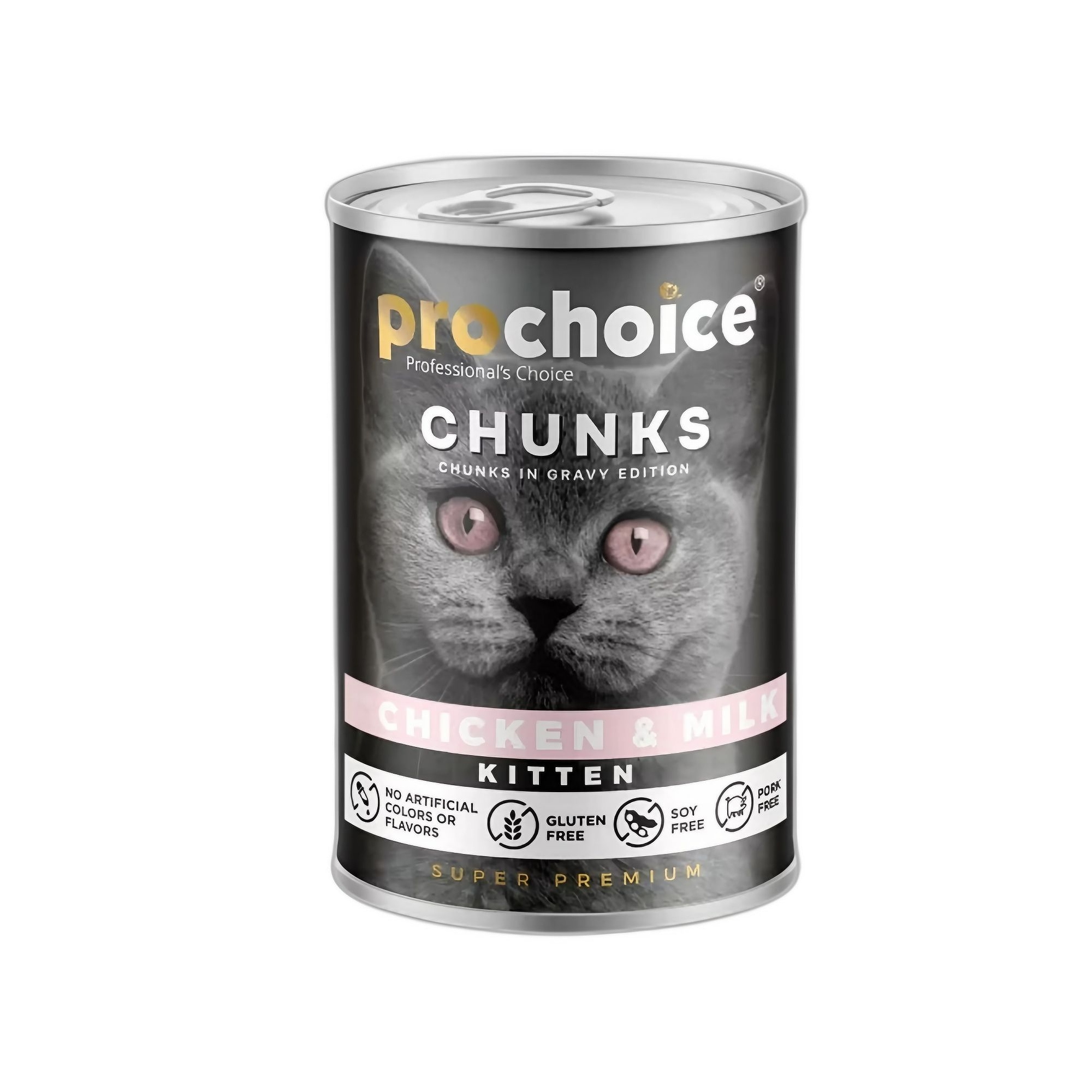 ProChoice Kitten with Milk Chunks in Gravy