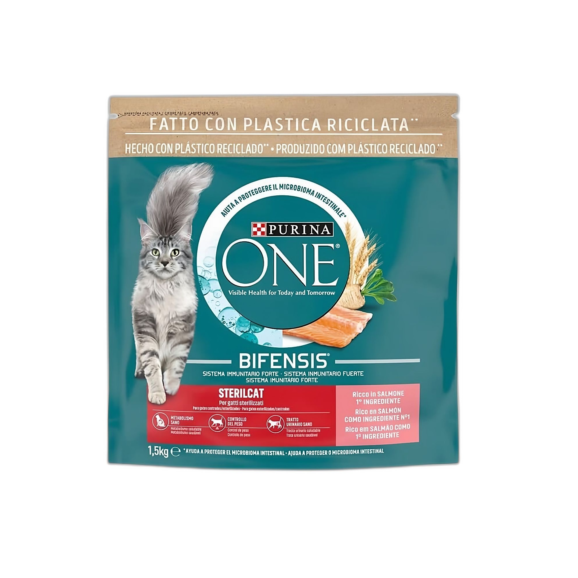Purina One Sterilcat Somon ve Buğdaylı Kısırlaştırılmış Yetişkin Kedi Maması 1.5 KG