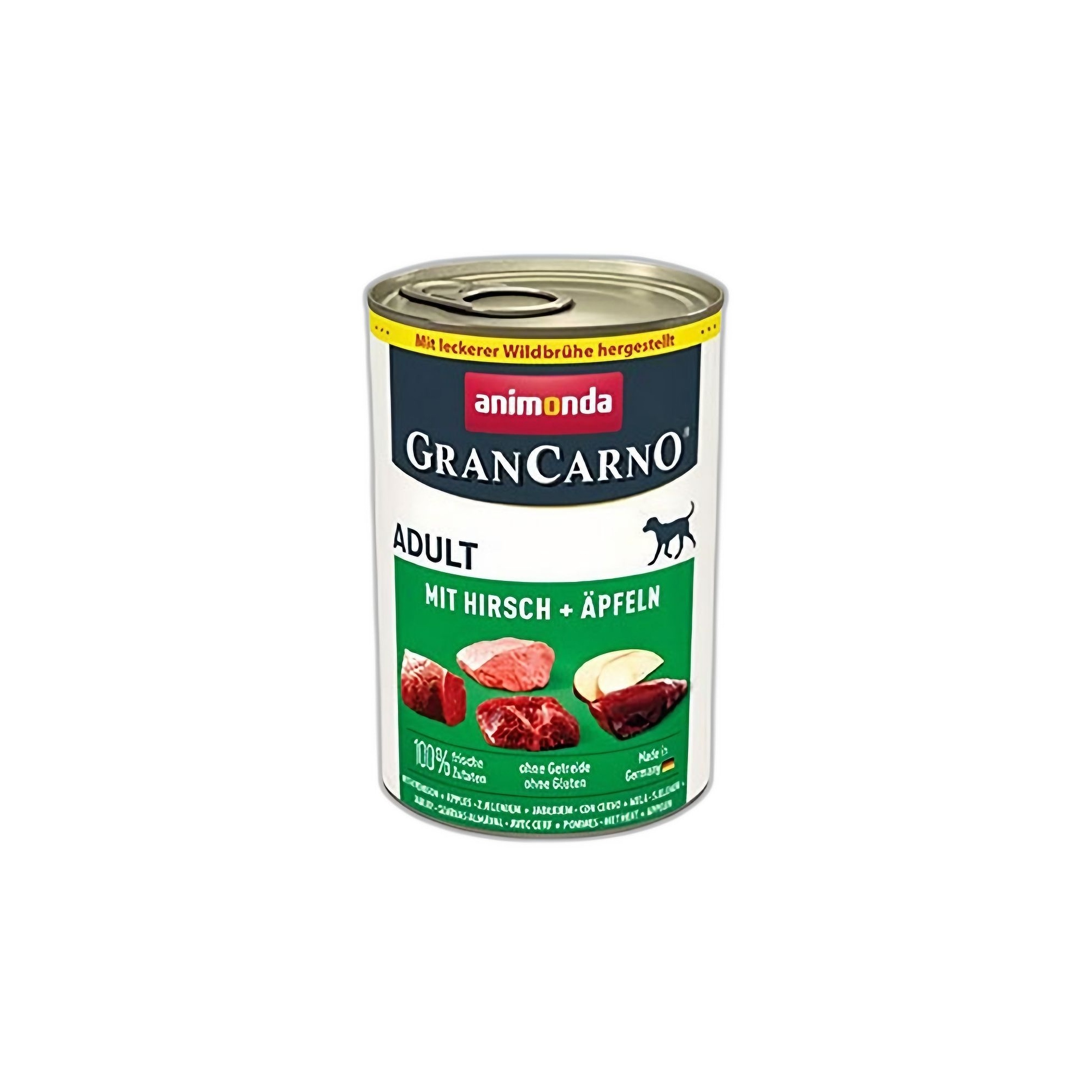 Animonda Animonda GranCarno Elmalı Geyikli Yetişkin Köpek Konservesi 400 G