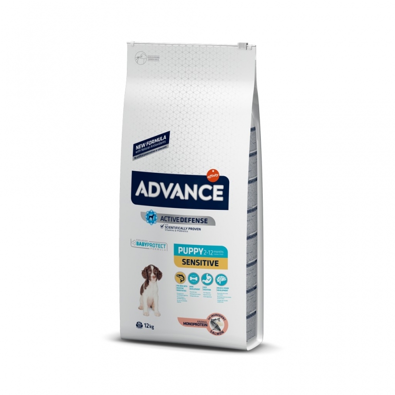 Advance Puppy Sensitive Hassas Sindirim  için Somonlu Yavru Köpek Maması 12 KG - Ana Görsel