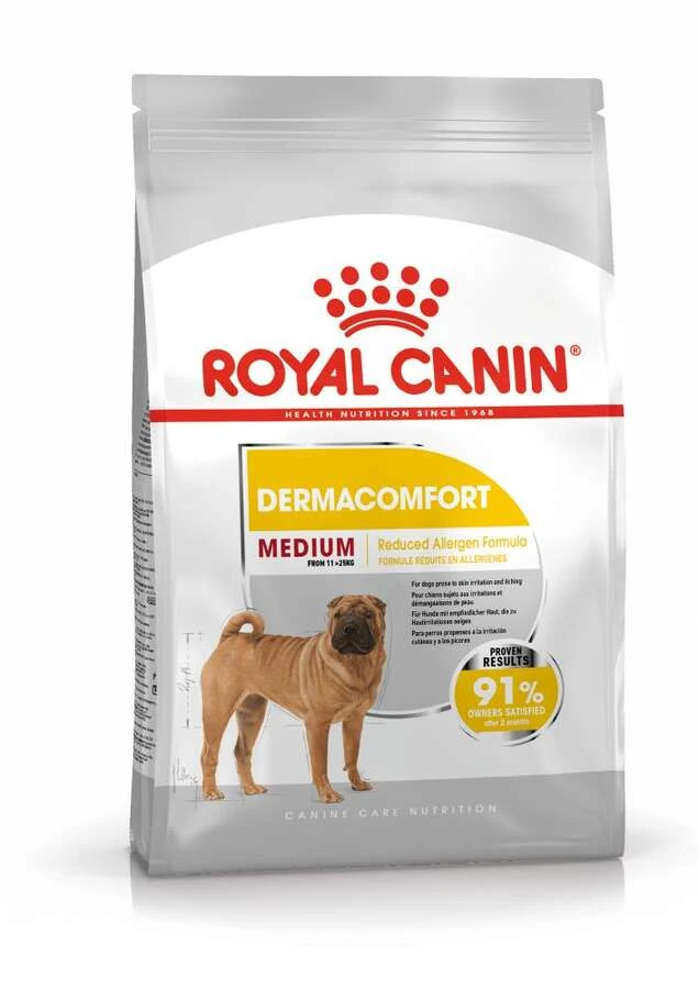 Royal Canin Medium Dermacomfort Deri ve Tüy Sağlığı için Orta Irk Yetişkin Köpek Maması 12 KG - Ana Görsel
