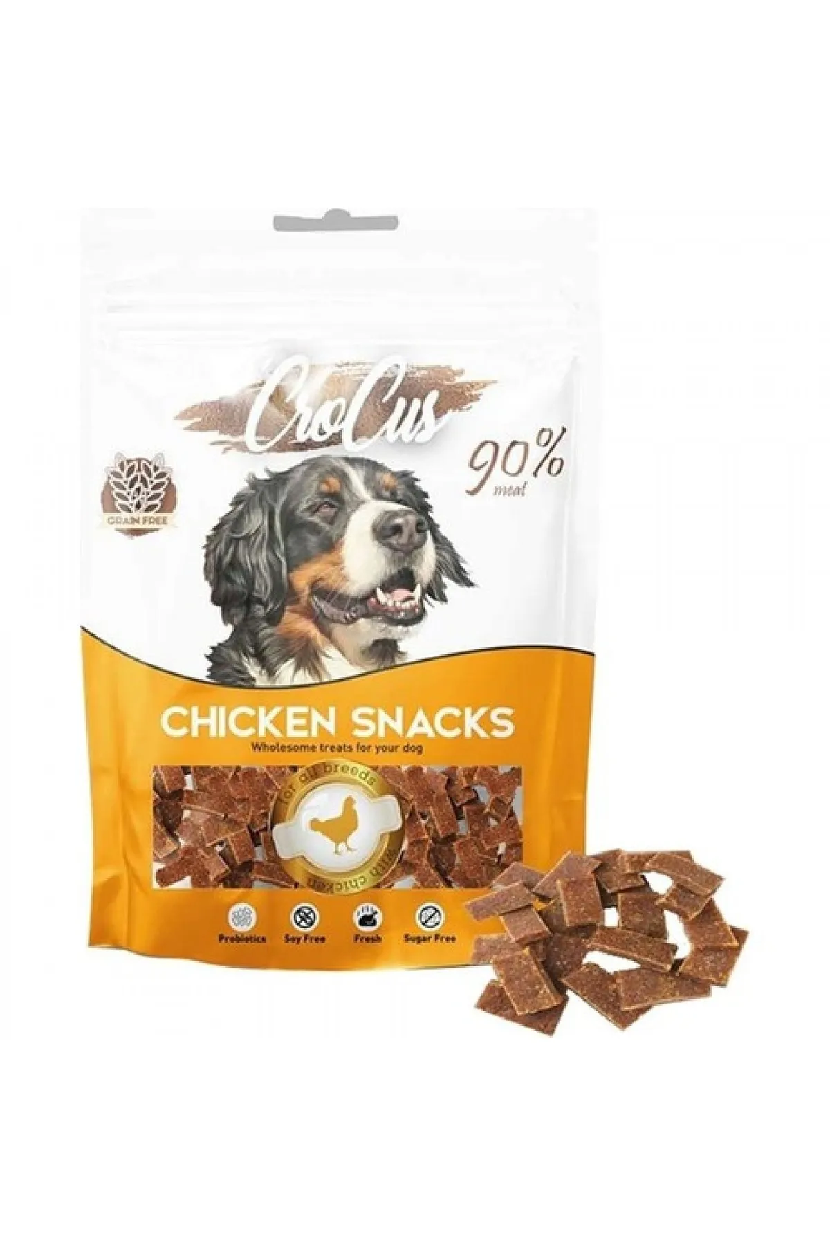 Crocus Chicken Snacks Tavuklu Köpek Ödülü 80 G - Ana Görsel