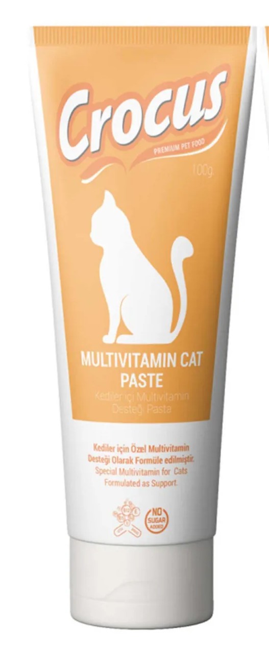 Crocus Multivitaminli Kedi Macunu 100 G - Ana Görsel