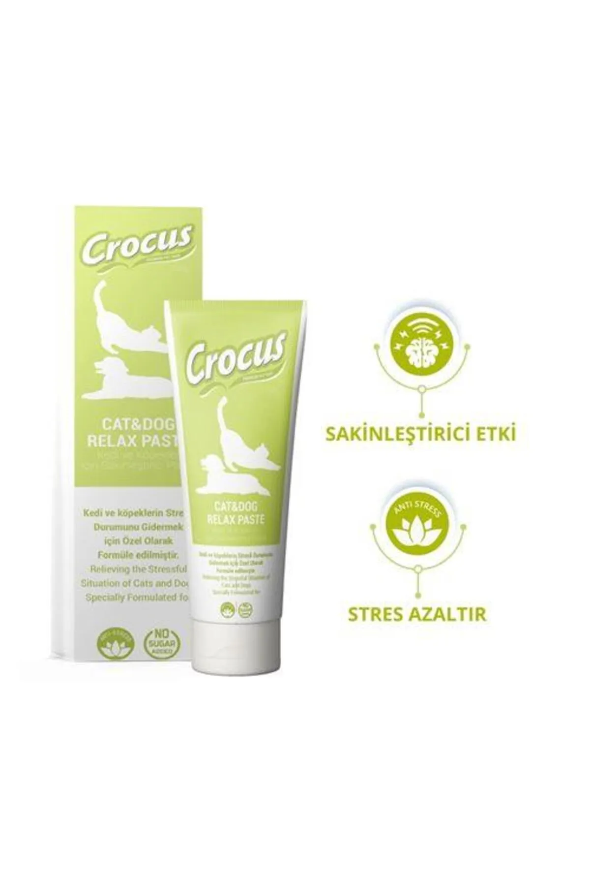 Crocus Relax Sakinleştirici Kedi ve Köpek Macunu 100 G - Ana Görsel