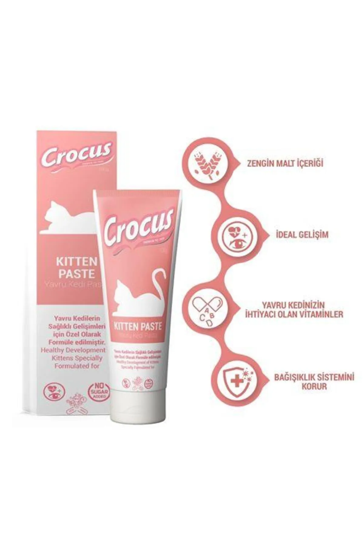 Crocus Gelişim Destekleyici Yavru Kedi Macunu 100 G - Ana Görsel