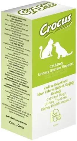 Crocus Kedi ve Köpekler İçin İdrar Yolu ve Böbrek Sağlığı Destek Takviyesi 100 mL - Ana Görsel