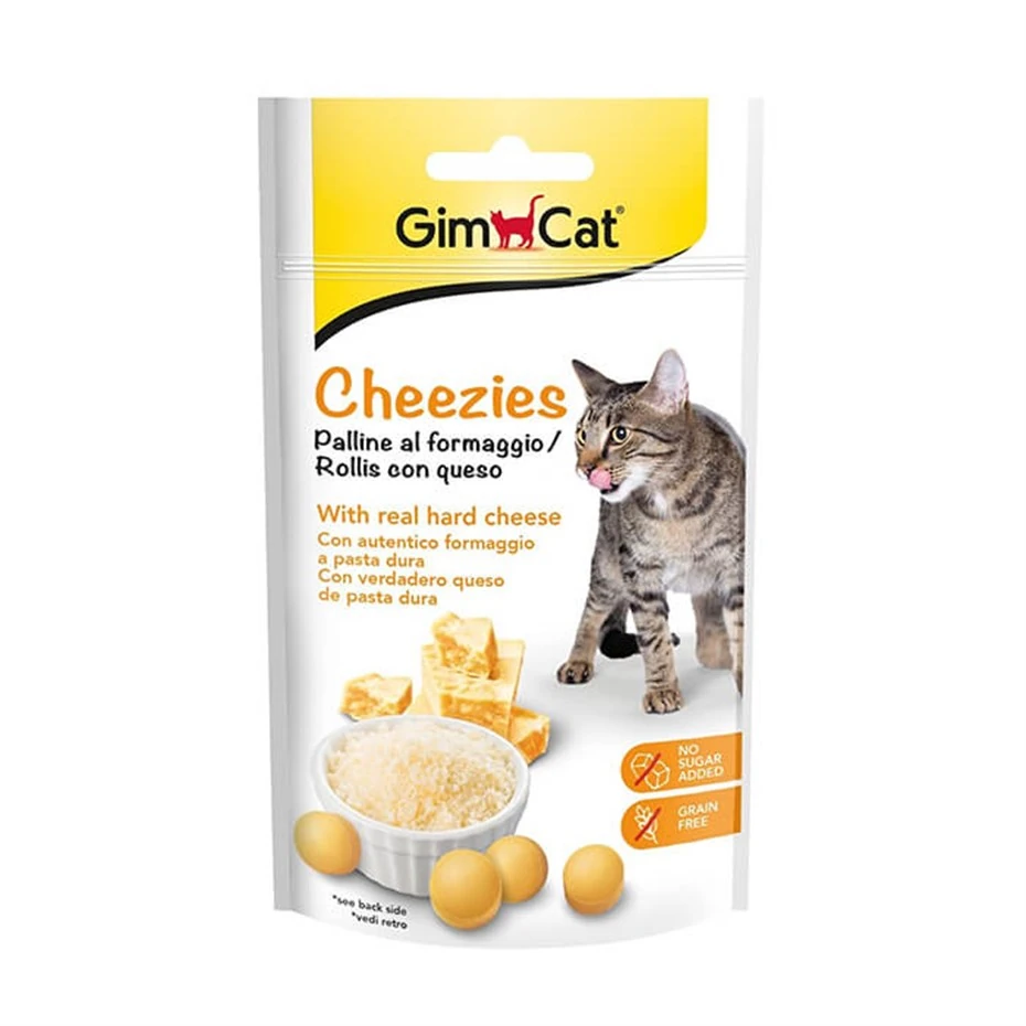 GimCat Cheezies Peynirli Kedi Ödül Tableti 50 G - Ana Görsel