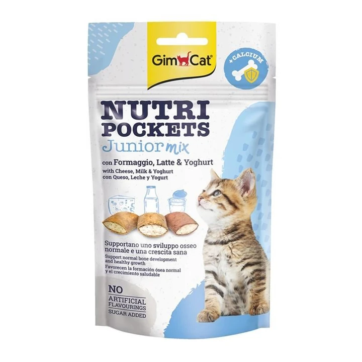 GimCat Nutripockets Junior Mix Kedi Ödül Maması 60 G - Ana Görsel