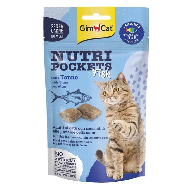 GimCat Nutripockets Ton Balıklı Kedi Ödül Maması 60 G - Ana Görsel