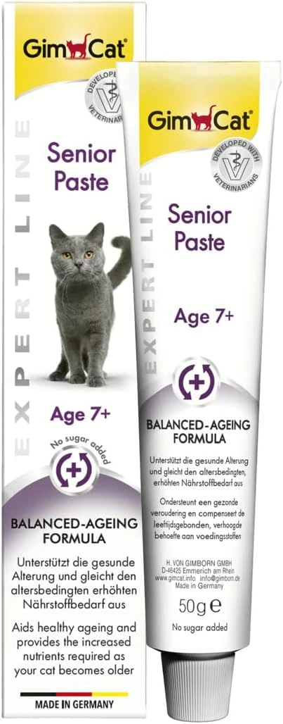 GimCat Senior Yaşlı Kediler için Vitamin Macun 50 G - Ana Görsel