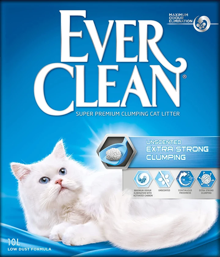 Ever Clean Extra Strength Ekstra Güçlü Kokusuz Topaklanan Kedi Kumu 10L - Ana Görsel