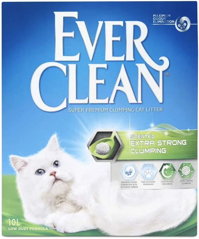 Ever Clean Extra Strength Ekstra Güçlü Kokulu Topaklanan Kedi Kumu 10L - Ana Görsel