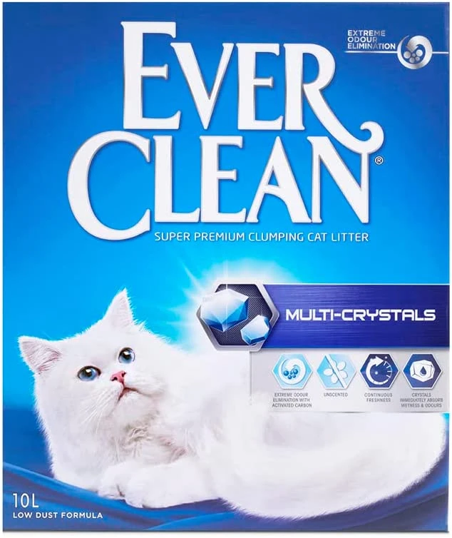 Ever Clean Multi-Crystal Multi Kristal Karışım Kokusuz Kedi Kumu 10L - Ana Görsel