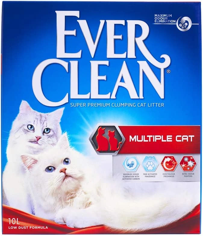 Ever Clean Multiple Cat Çoklu Kullanıma Uygun Doğal Kedi Kumu 10 L - Ana Görsel