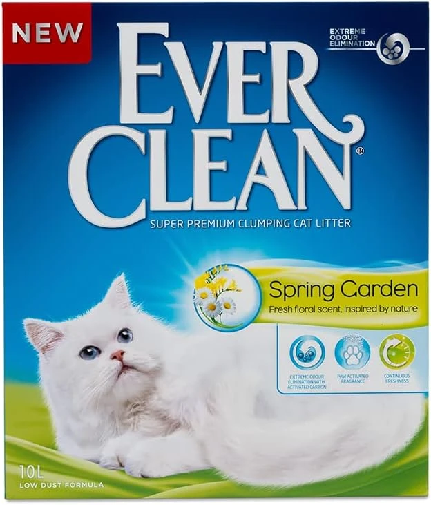Ever Clean Spring Garden Çiçek Kokulu Topaklanan Kedi Kumu 10L - Ana Görsel