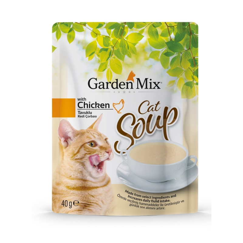Garden Mix Tavuklu Kedi Çorbası 40 G - Ana Görsel