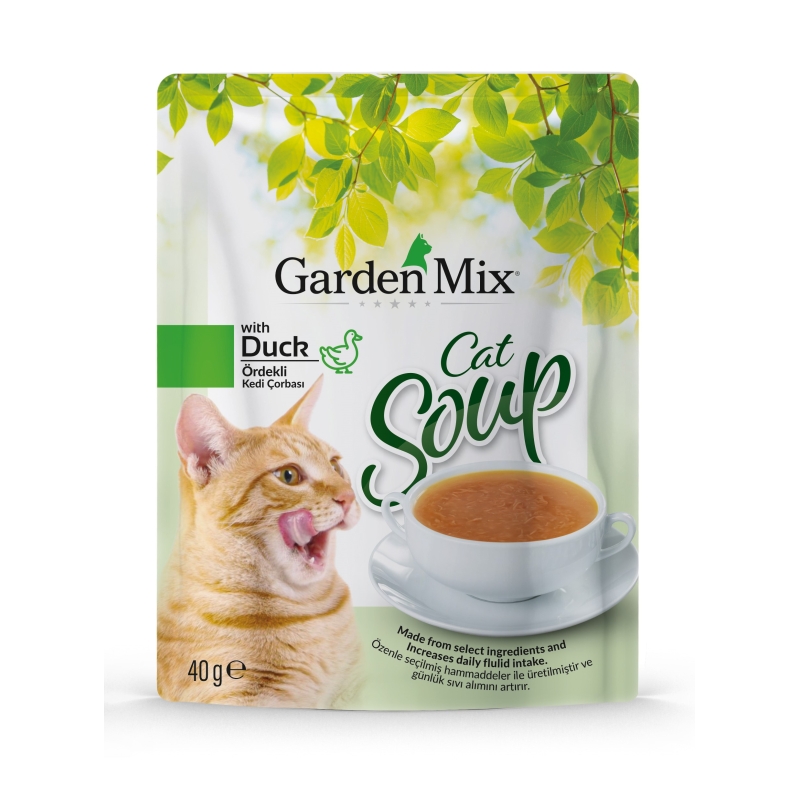 Garden Mix Ördekli Kedi Çorbası 40 G - Ana Görsel