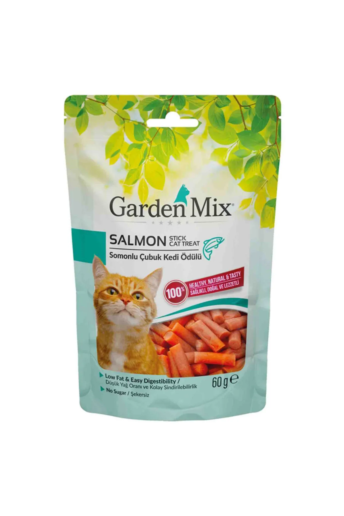 Garden Mix Somonlu Stick Kedi Ödülü 60 G - Ana Görsel