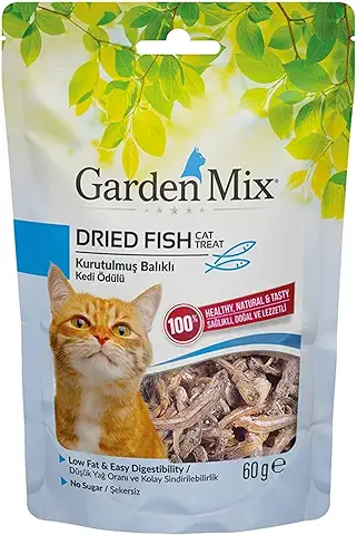 Garden Mix Kurutulmuş Balıklı Kedi Ödülü 60 G - Ana Görsel