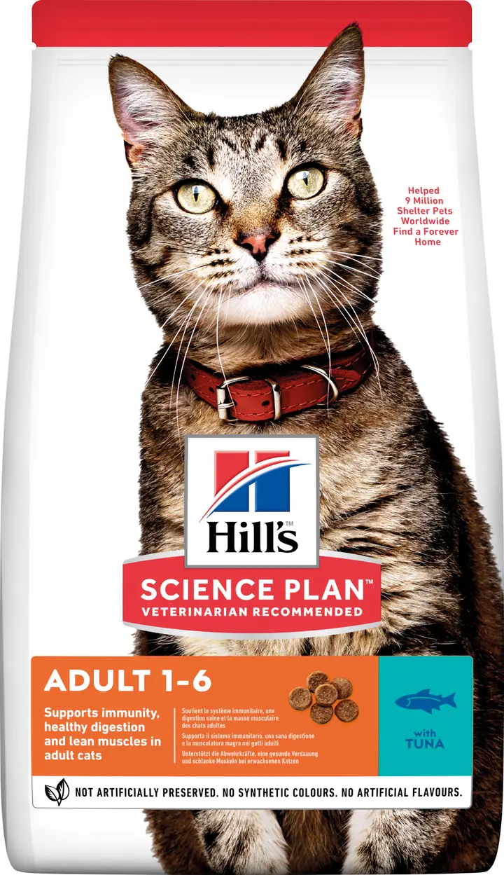 Hill's Adult 1-6 Yaş Ton Balıklı Yetişkin Kedi Maması 1.5 KG - Ana Görsel