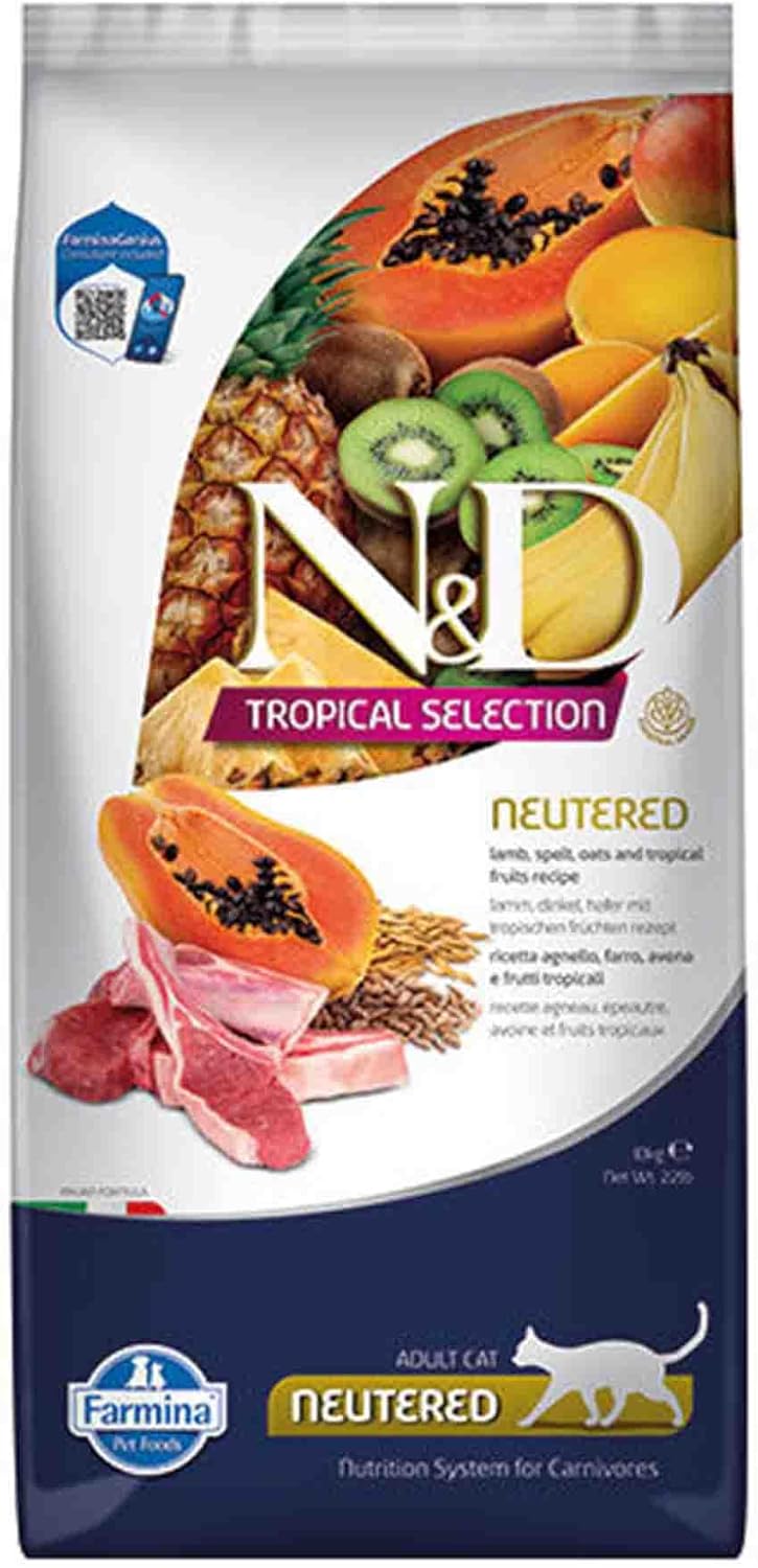 N&D Tropical Selection Kuzulu Kısırlaştırılmış Yetişkin Kedi Maması 10 KG - Ana Görsel