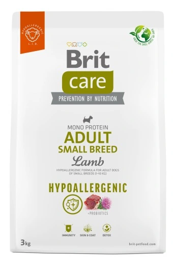 Brit Care Hipoalerjenik Kuzulu ve Pirinçli Küçük Irk Yetişkin Köpek Maması 3 KG - Ana Görsel