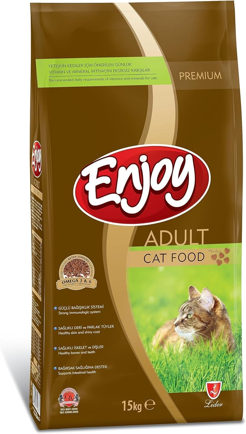 Enjoy Premium Tavuklu Yetişkin Kedi Maması 15 KG - Ana Görsel