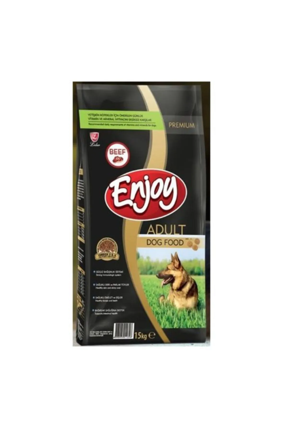 Enjoy Premium Sığır Etli Yetişkin Köpek Maması 15 KG - Ana Görsel