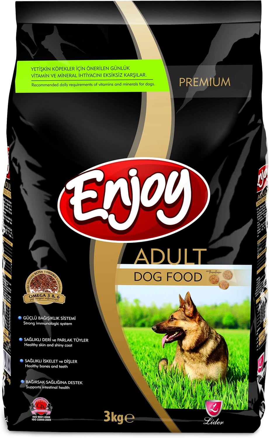 Enjoy Premium Tavuklu Yetişkin Köpek Maması 3 KG - Ana Görsel