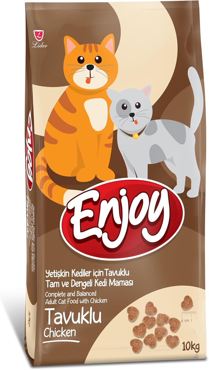 Enjoy Tam ve Dengeli Tavuklu Yetişkin Kedi Maması 10 KG - Ana Görsel