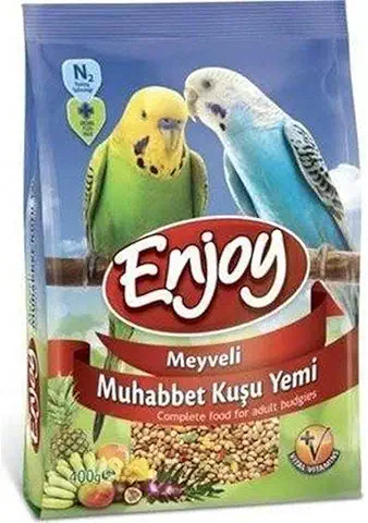 Enjoy Meyveli Muhabbet Kuşu Yemi 400 G - Ana Görsel