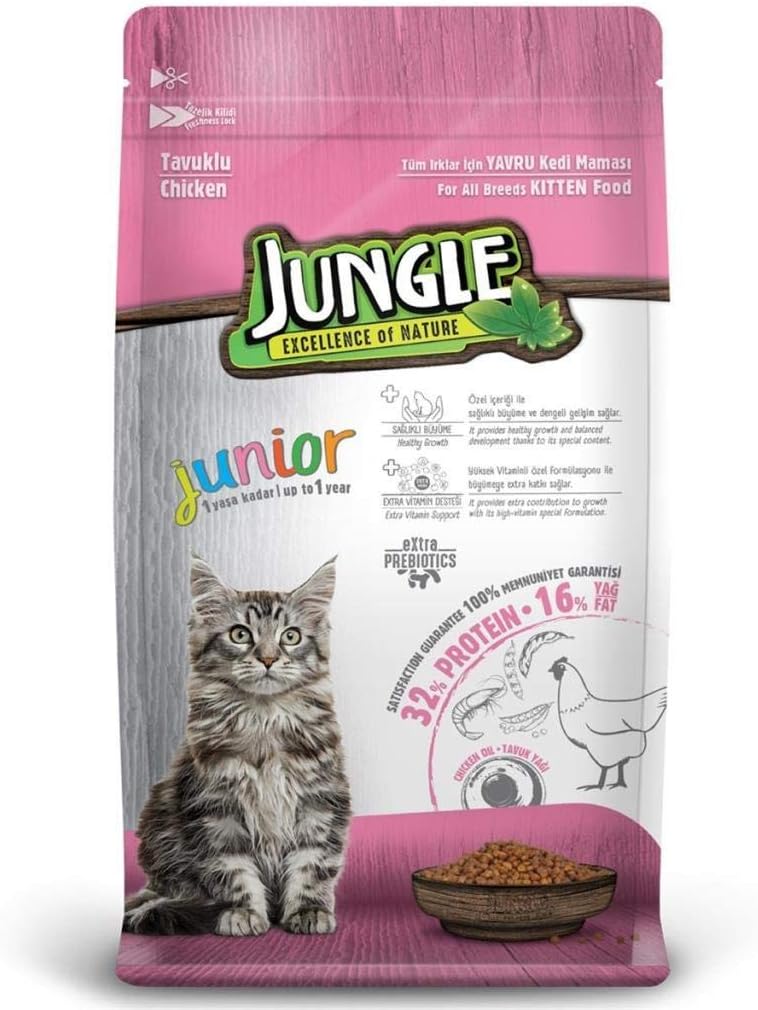 Jungle Tavuklu Yavru Kedi Maması 15 KG - Ana Görsel