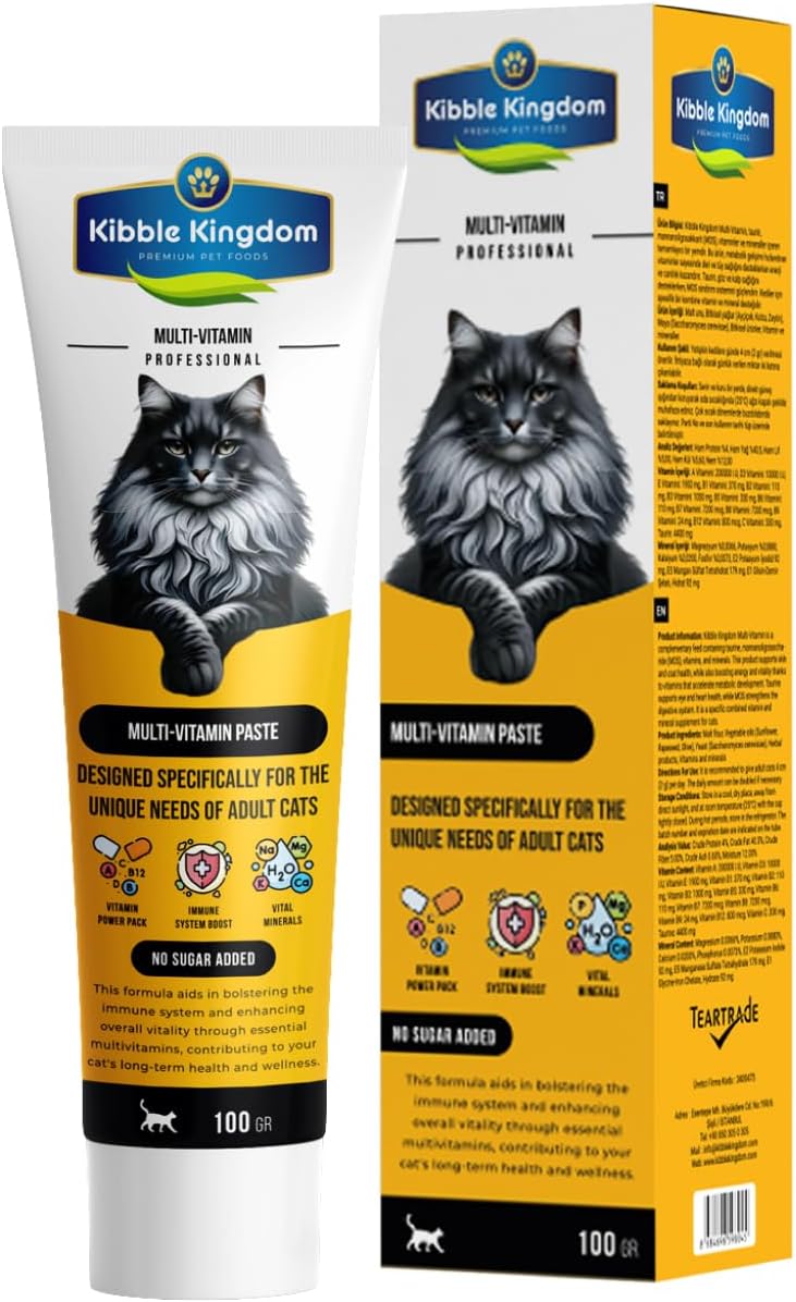 Kibble Kingdom Multivitaminli Kedi Macunu 100 G