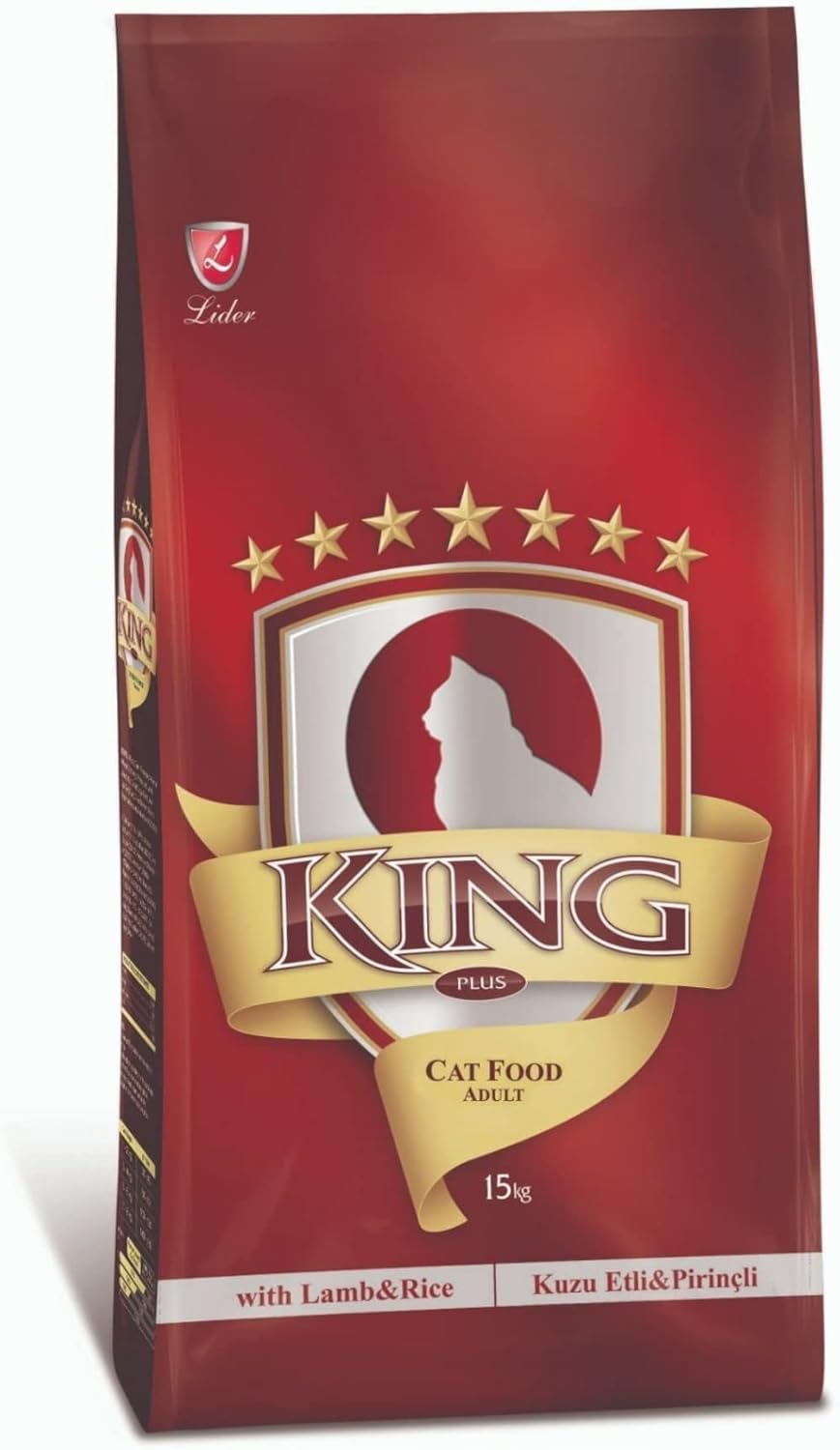King Etli Yetişkin Kedi Maması 15 Kg - Ana Görsel