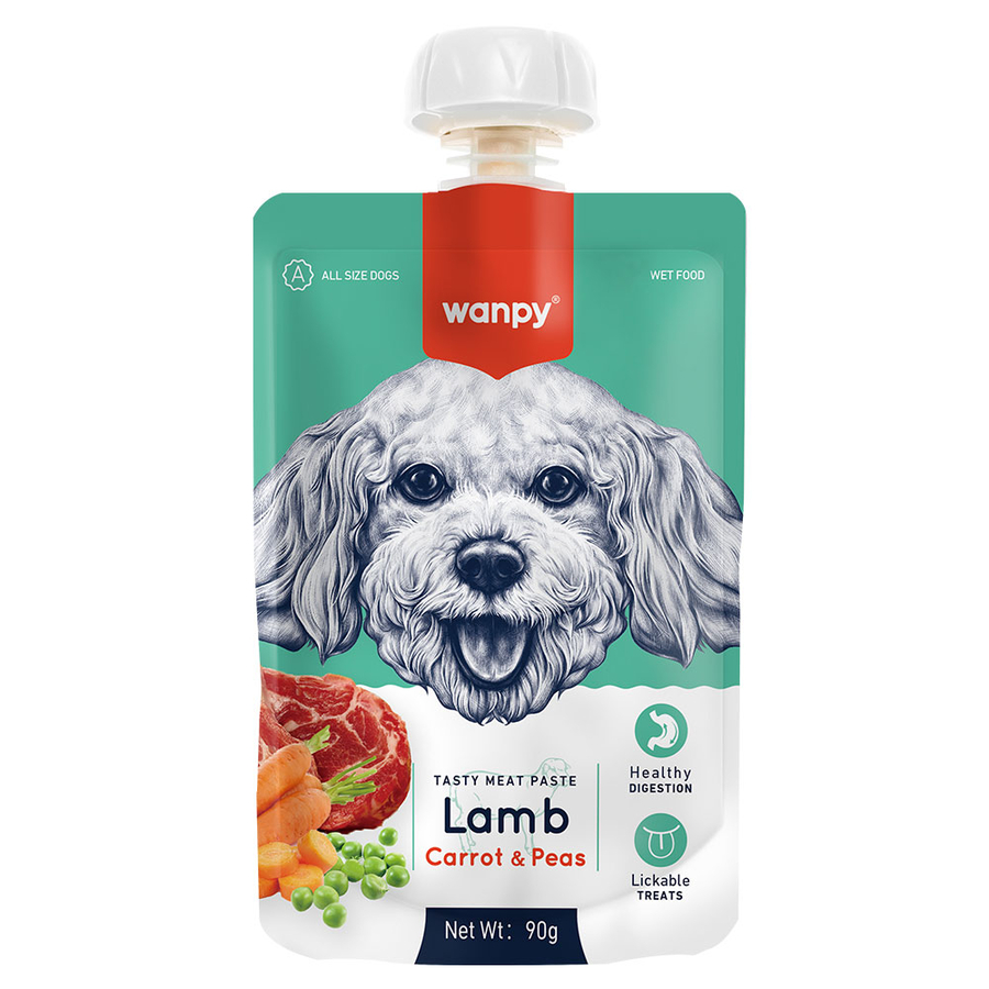 Wanpy Taze Kuzulu&Havuçlu Köpek Et Ezmesi 90 G - Ana Görsel