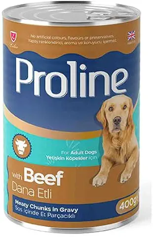 Proline Sos içinde Et Parçacıklı Dana Etli Yetişkin Köpek Maması 400 G - Ana Görsel