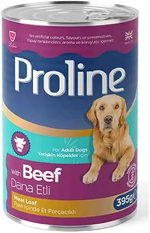 Proline Pate içinde Et Parçacıklı Dana Etli Yetişkin Köpek Maması 395 G - Ana Görsel