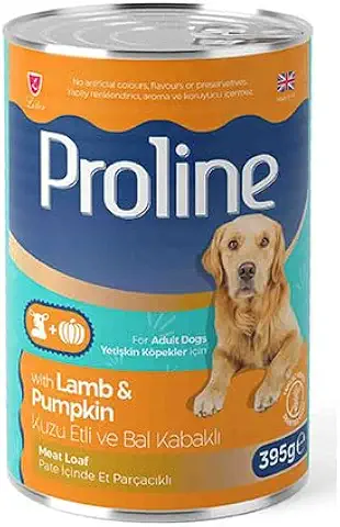 Proline Pate içinde Et Parçacıklı Kuzu Etli ve Bal Kabaklı Yetişkin Köpek Maması 395 G - Ana Görsel